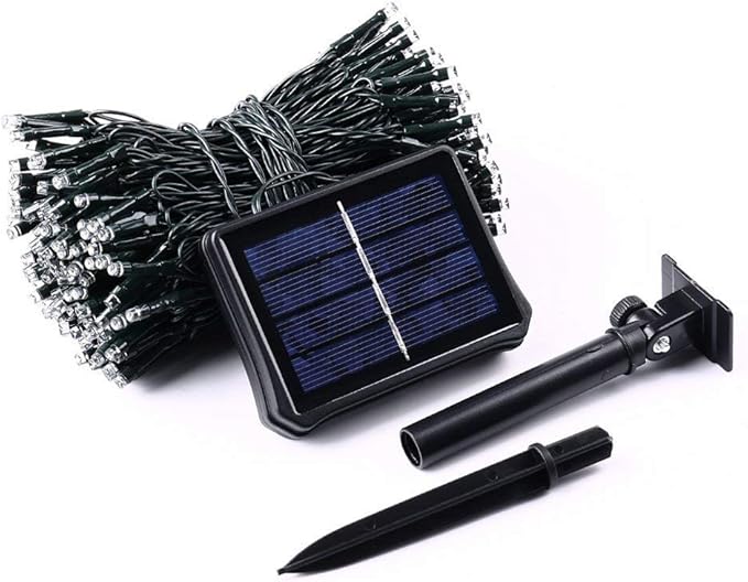 Joomer Red Solar Christmas Lights, 2 Pack Total 144 FT 400 LED 8 Modes Waterproof Solar Christmas Lights Outdoor for Christmas Decorations