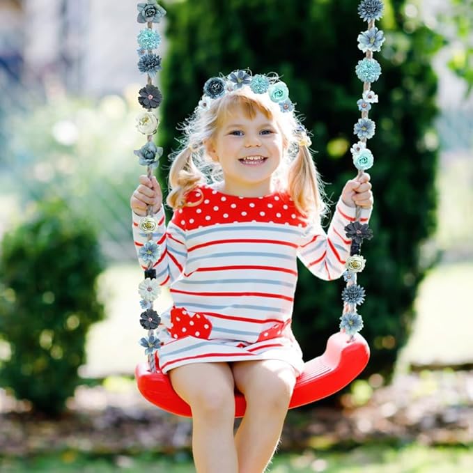 Faux Flower Heads Small Silk Artificial Flower DIY Fake Mini Flowers Rose Daisy Multicolor Flowers Craft Supplies for Wedding Party Wreath Graduation Season Party Home Decor (45, Blue)