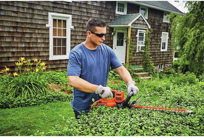 BLACK+DECKER Hedge Trimmer with Saw, 20-Inch, Corded (BEHTS300)
