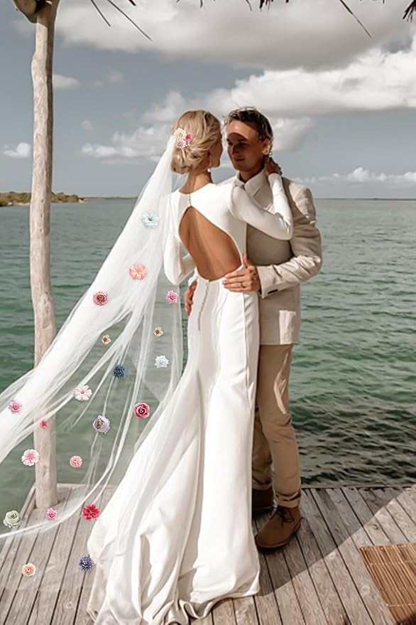 Faux Flower Heads Small Silk Artificial Flower DIY Fake Mini Flowers Rose Daisy Multicolor Flowers Craft Supplies for Wedding Party Wreath Graduation Season Party Home Decor