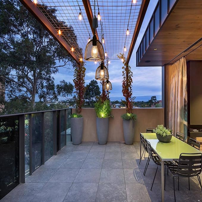 Battery Operated Hanging Light with 6 Hours Timer, Outdoor Indoor Decorative Lantern Chandelier Pendent Haning Metal Black Hanging Lamp Backyard Decor for Patio Bar Yard Garden Porch Home