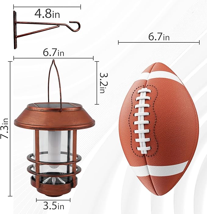 Otdair Solar Wall Lantern Outdoor, Flickering Flames Sconce Lights, Hanging Solar Lamps Wall Mount for Front Porch, Patio and Yard, 2 Pack, Bronze