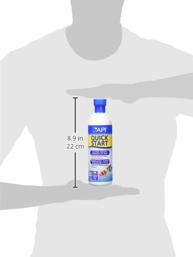 API QUICK START Freshwater and Saltwater Aquarium Nitrifying Bacteria 16-Ounce Bottle