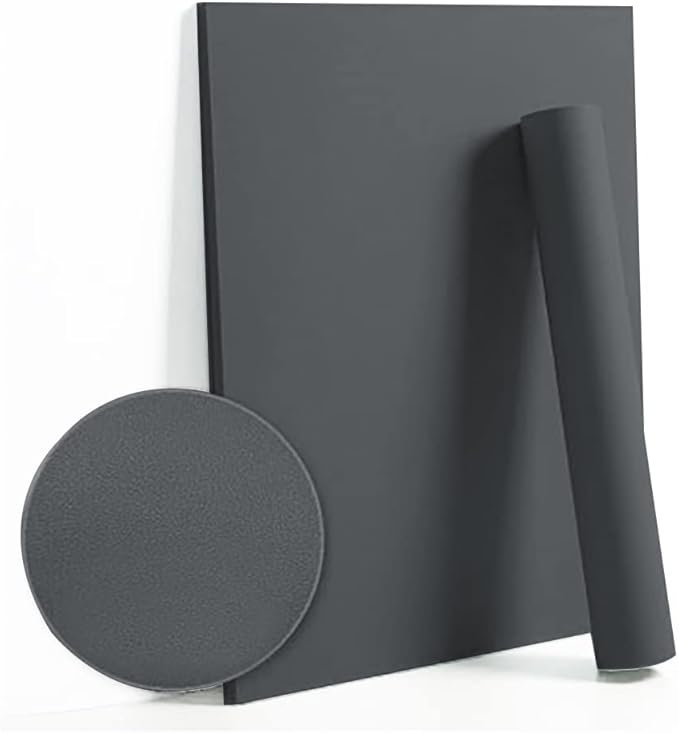 Dimoon 78.7''x17.7'' Grey Peel and Stick Wallpaper Contact Paper Modern Self Adhesive Wall Paper Removable Renter Friendly Textured Solid Color Shelf Cabinet Vinyl Roll (78.7''x17.7'',Dark Grey)