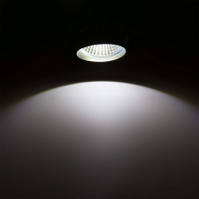 Pack of 2, Outdoor LED Landscape Lights Waterproof Spotlight with Spike Stand and Plug for Driveway, Outdoor Lawn Lighting, Flood Garden, Yard (5W Mini Cool White)