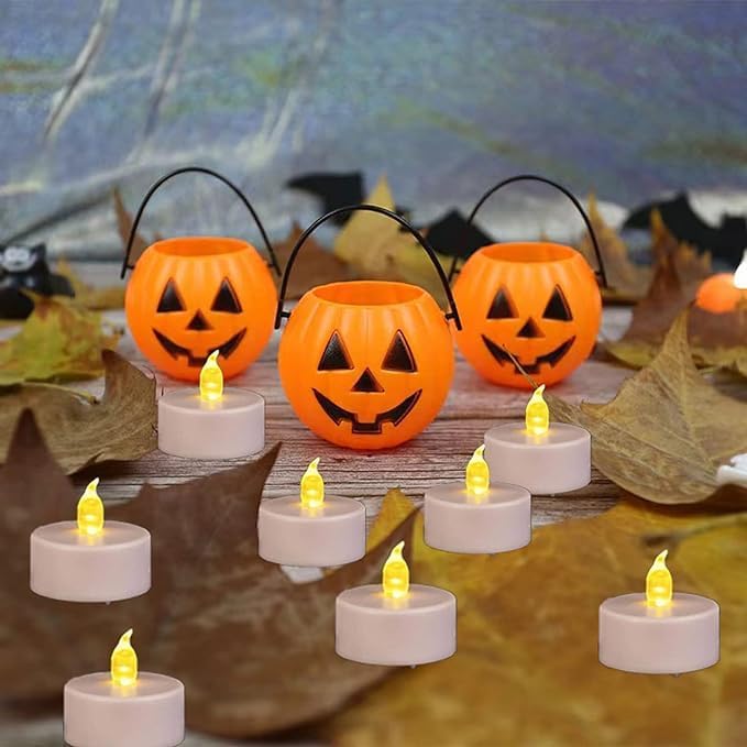 LED Tea Lights Candles- 100Pack Flameless Candles Realistic and Bright Flickering Long Lasting 200Hours for Holiday Celebration,Party, Home Decoration WarmYellow,Battery Operated