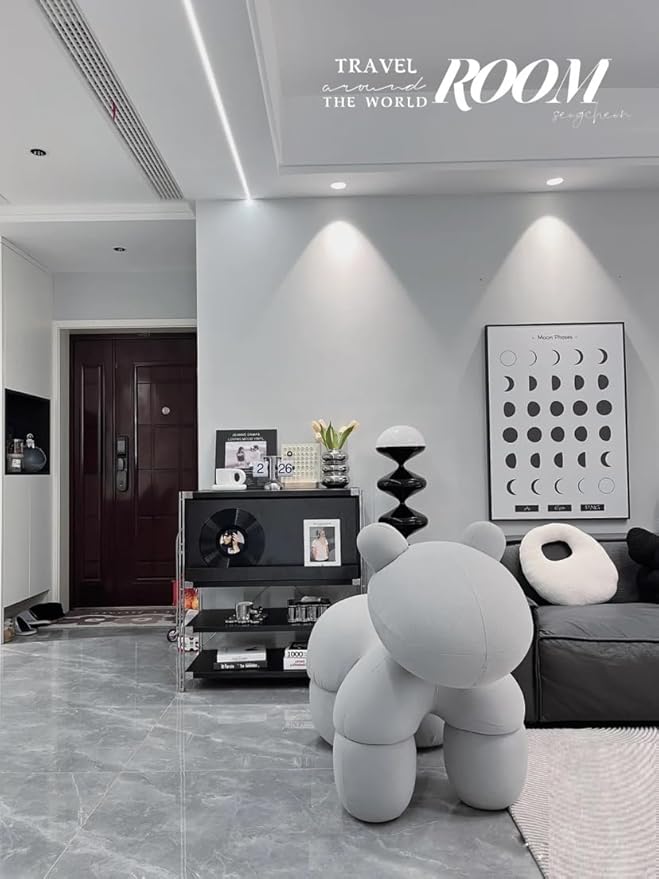 Dimoon 118''x17.7'' Grey Peel and Stick Wallpaper Contact Paper Modern Self Adhesive Wall Paper Removable Renter Friendly Textured Solid Color Shelf Cabinet Vinyl Roll (118''x17.7'',Silver Grey)