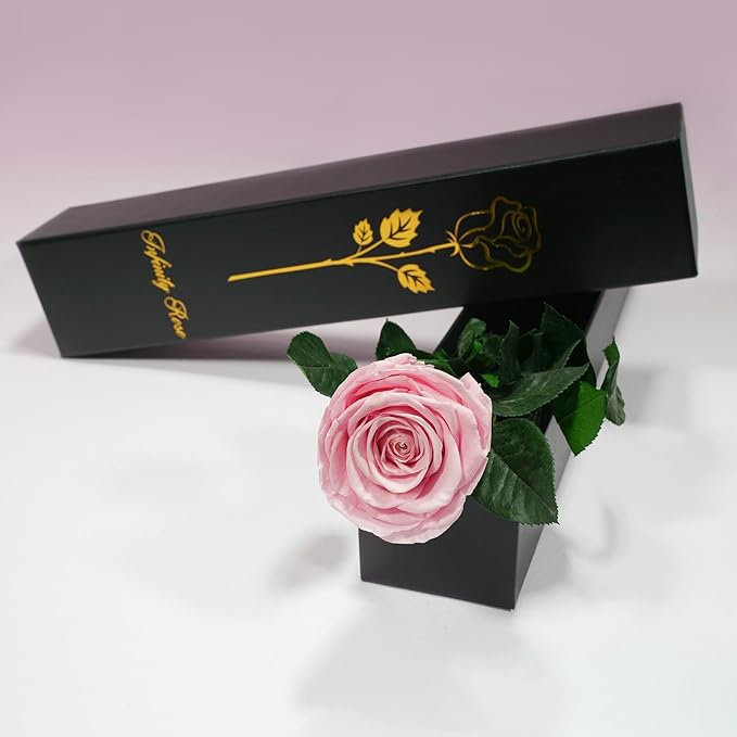 Yamonic Preserved Flowers Rose Gifts for Women Mom, Mothers Day Rose Flowers Gifts for Mom, Real Flower Birthday Mom Gifts for Grandma, Wife,Girlfriend, for Valentine's Day,Anniversary