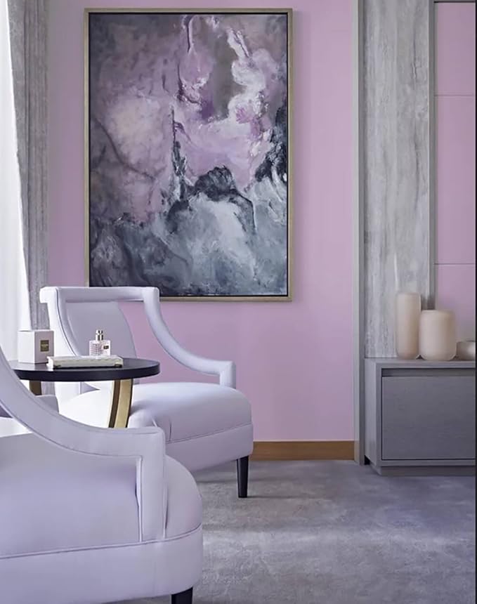 Dimoon 118''x17.7'' Purple Peel and Stick Wallpaper Contact Paper Modern Self Adhesive Wall Paper Removable Renter Friendly Textured Solid Color Shelf Cabinet Vinyl Roll (118''x17.7'',Purple)