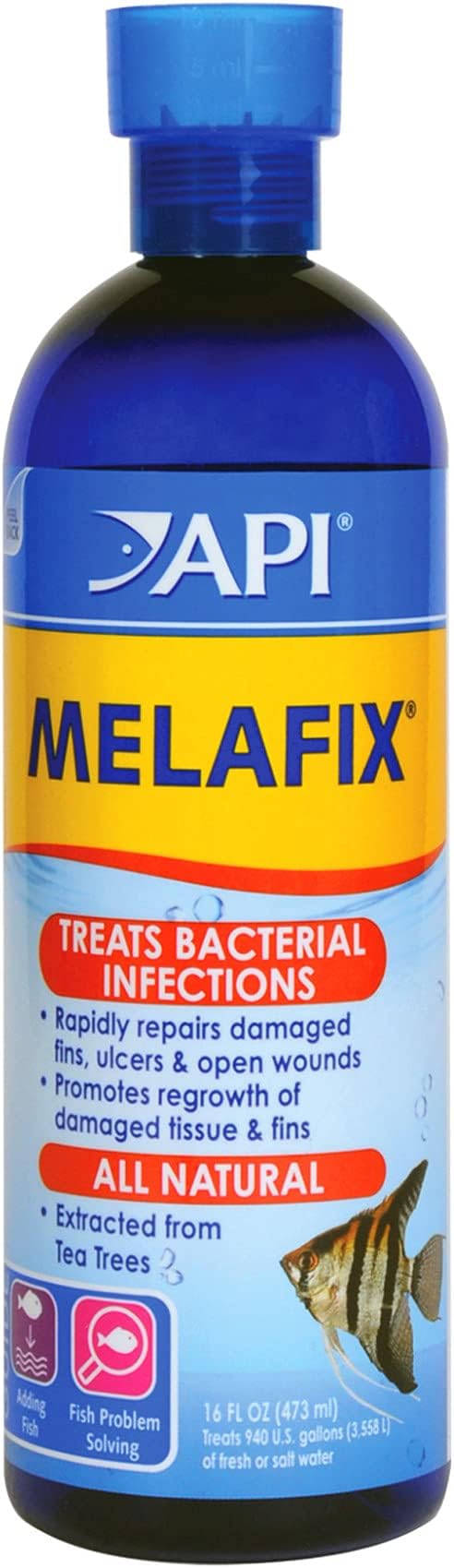 API MELAFIX Freshwater Fish Bacterial Infection Remedy 16-Ounce Bottle