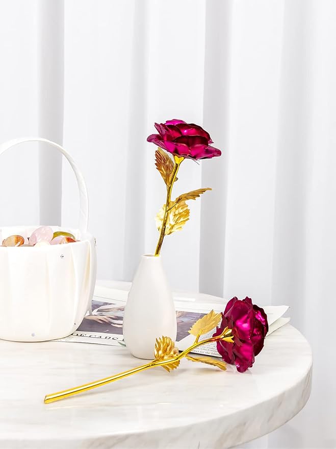 Mothers Day Mom Gifts for Women Birthday Gifts for Women Galaxy Rose Glass Flowers Forever Eternal Roses Artificial Flowers Gifts for Grandma Wife Daughter