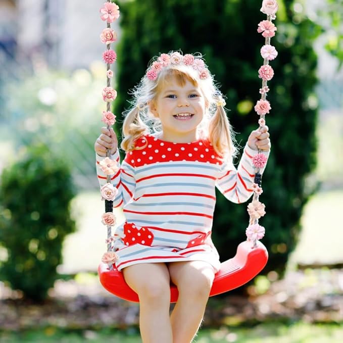 Faux Flower Heads Small Silk Artificial Flower DIY Fake Mini Flowers Rose Daisy Multicolor Flowers Craft Supplies for Wedding Party Wreath Graduation Season Party Home Decor (125, Pink)