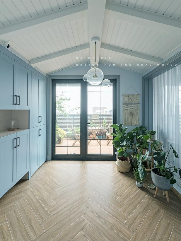 Dimoon 78.7''x17.7'' Blue Peel and Stick Wallpaper Contact Paper Modern Self Adhesive Wall Paper Removable Renter Friendly Textured Solid Color Shelf Cabinet Vinyl Roll (78.7''x17.7'',Light Blue)