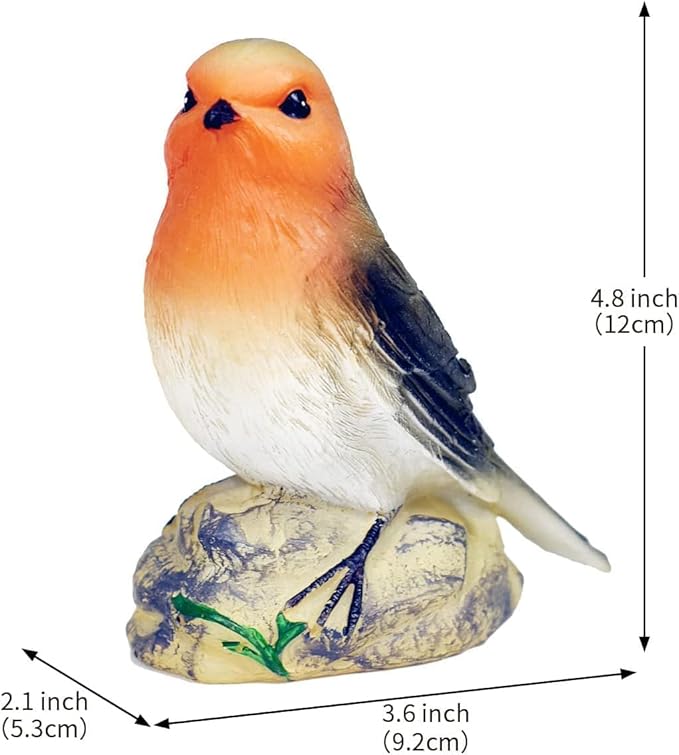 Solar Garden Outdoor Statues Bird Lights, Cute Birds Garden Decor for Outside, Christmas Birthday Gifts for Women, Unique Mother Grandma Housewarming Gifts and Yard Decoration