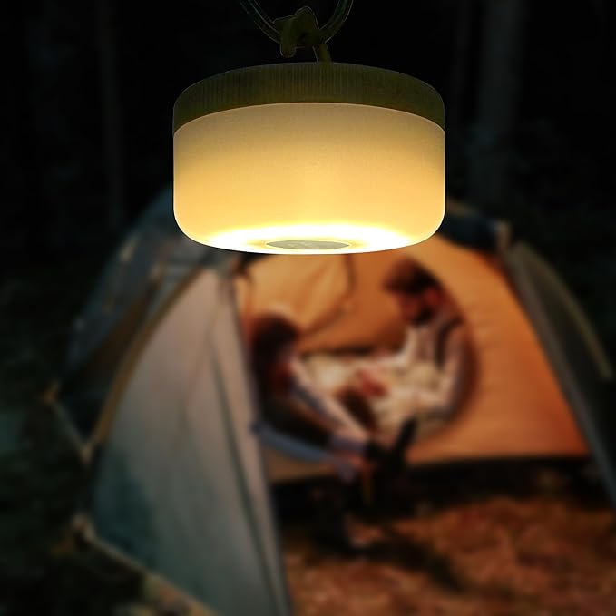 TRIROCKS 2 Pack Camping String Lights Portable Outdoor Hanging Lights 26.24Ft with 5 Lighting Modes IPX4 Waterproof Rechargeable LED Fairy String Lights for Garden Yard Christmas Party Camping Hiking