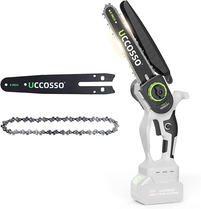 Mini Chainsaw Cordless, Electric ChainSaw for Makit a 18V Battery, 6 Inch Handheld Small Pruning Chain saw, Portable Chainsaw For Tree Trimming, Wood Cutting, DIY Gift, Women(Battery Not Included)