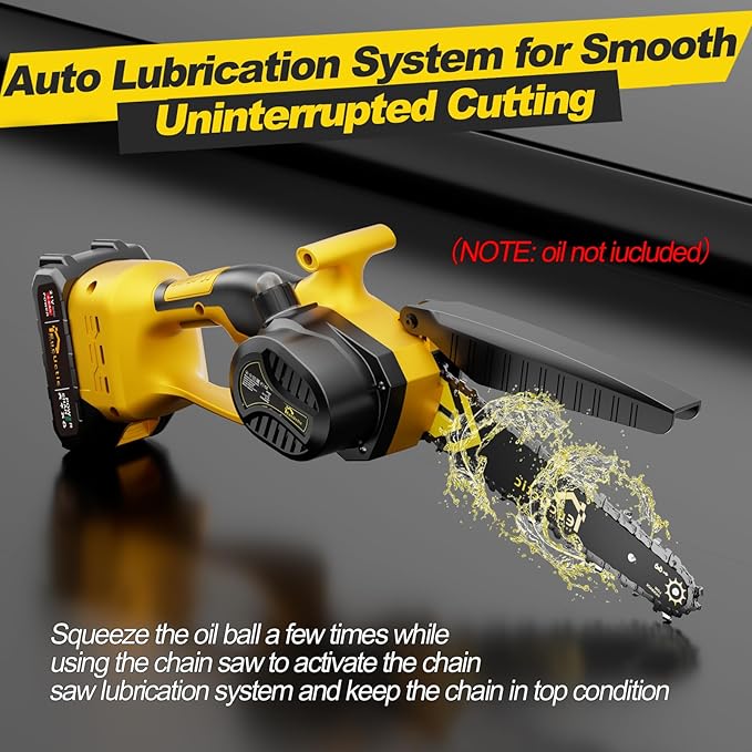 Cordless Pole Saw 3-in-1 with 6&8 Inch Mini Chainsaw, Battery Powered Electric Pole Saw for Tree Trimming with 2×4.0Ah Battery, Lightweight, Up to 14 FT Extendable Pole Saw for Home & Garden & DIY