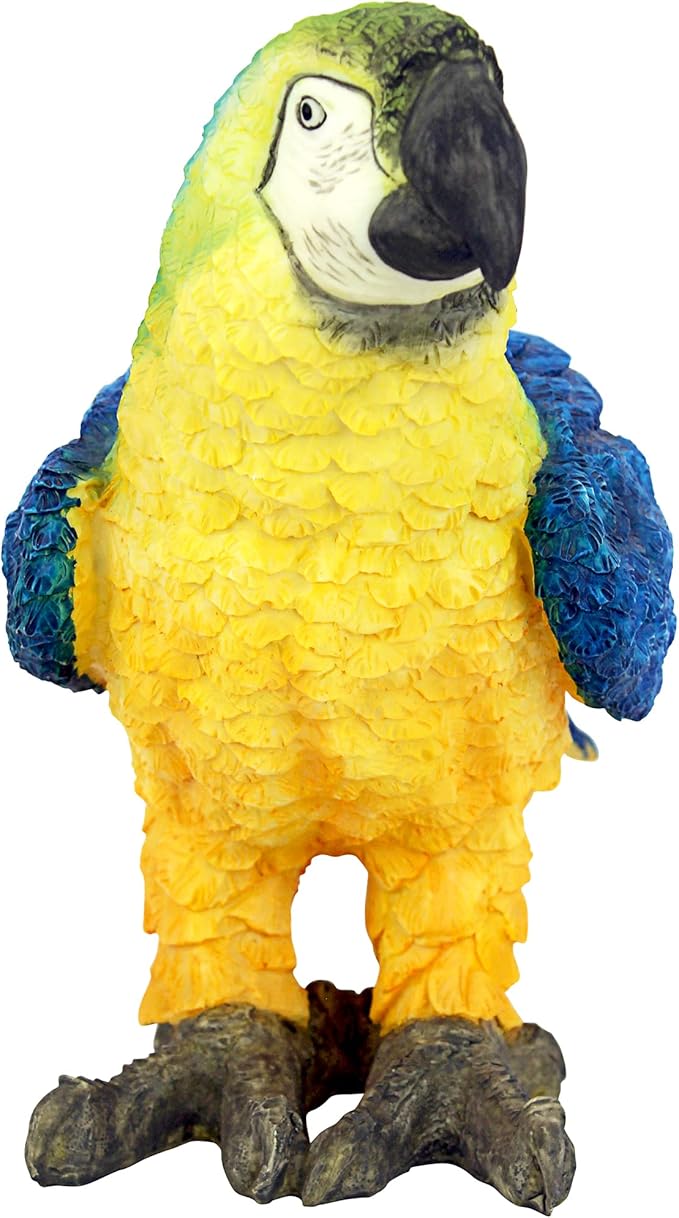 Design Toscano Mortimer the Macaw Tropical Parrot Statue