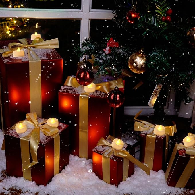 BEICHI Flameless Candles, 12Pack Battery Operated Candles, LED Tea Lights Candles Battery Operated, Flickering Fake Candles for Wedding Halloween Christmas Diwali- Warm Yellow