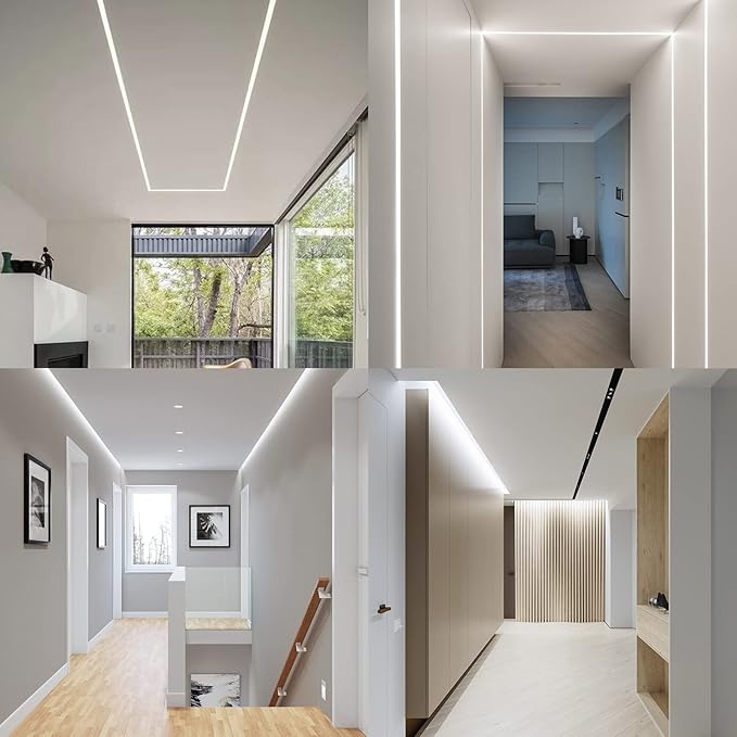 24V COB LED Strip Light Cool White 6000K 5M/16.4ft 2400LEDs Waterproof IP65 Uniform Glow CRI 93+ Flexible LED Tape Lights for DIY Cabinet Bedroom Kitchen Home Decor(No Power Supply)