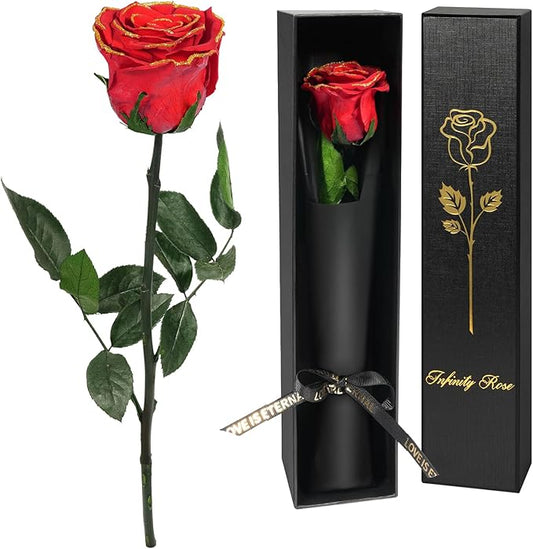 Yamonic Rose Gifts for Women, Mothers Day Rose Flowers Gifts for Mom, Real Flower Birthday Gifts for Women,Grandma,Girlfriend,Christmas,Valentine's Day,Anniversary,Preserved Flowers for Delivery Prime