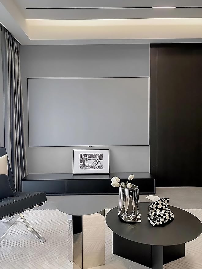 Dimoon 78.7''x17.7'' Grey Peel and Stick Wallpaper Contact Paper Modern Self Adhesive Wall Paper Removable Renter Friendly Textured Solid Color Shelf Cabinet Vinyl Roll (78.7''x17.7'',Grey)