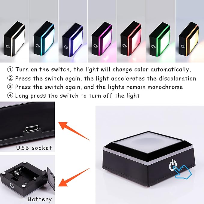 Qianwei Cat Gifts for Cat Lovers Women Girls, 3D Crystals Cat Memorial Figurines Statue Cat Themed Gifts Home Decor Anime Black pet Loss Gifts Cat Mom Gifts for Women Memorial Birthday Best Friend