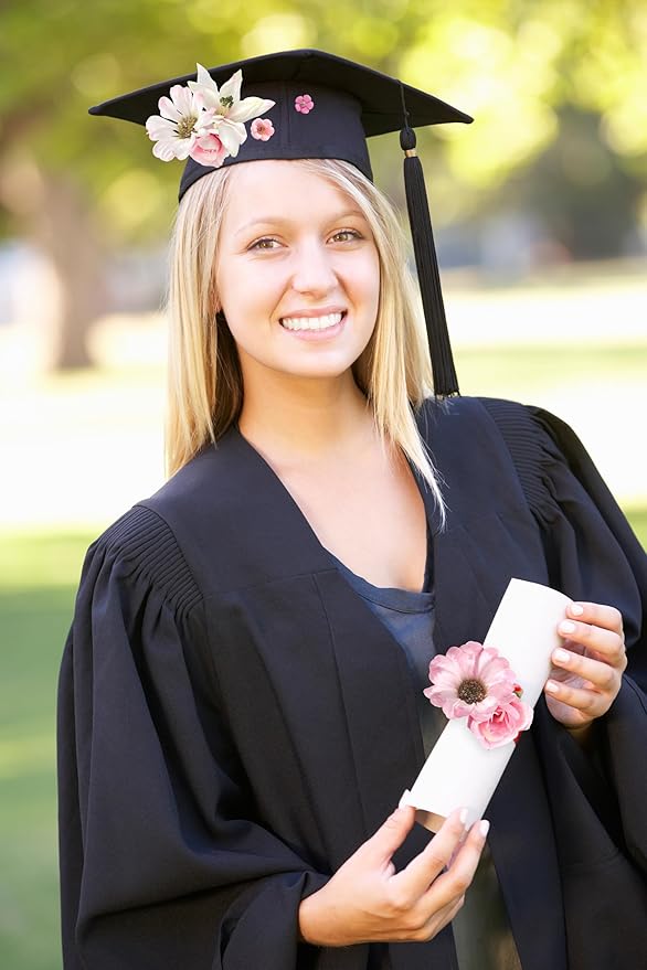 Serra Flora Faux Flower Heads Mini Artificial Flower Heads Fake Flowers Multicolor Small Silk Daisy Peony Flower Heads for Craft Garland Wedding Party DIY Home Decoration