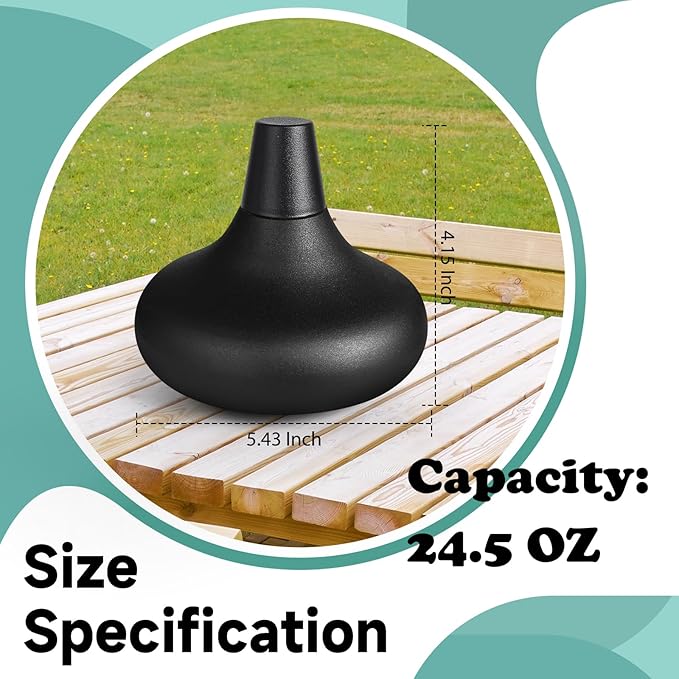 8 Pack Metal Table Top Torches,24.5 oz Citronella Torches for Outside,Refillable Flame Light Torch with Wicks and Covers, Landscape Lanterns Torches for Party, Garden Decor,DIY