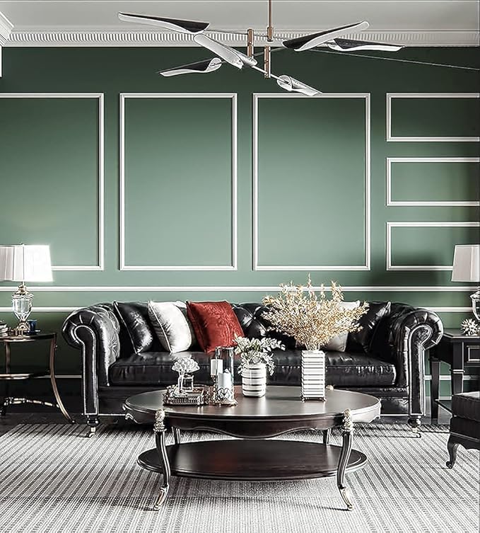 Dimoon 590''x17.7'' Green Peel and Stick Wallpaper Contact Paper Modern Self Adhesive Wall Paper Removable Renter Friendly Textured Solid Color Shelf Cabinet Vinyl Roll (590''x17.7'',Dark Green)