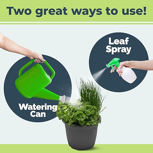 TPS NUTRIENTS Herb Plant Food for All Edible Herbs, Leafy Greens and Veggies, Liquid Houseplant Fertilizer 8 oz (250mL)