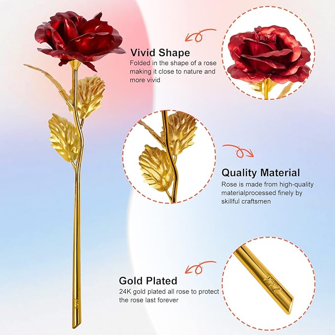 Mothers Day Mom Gifts for Women Birthday Gifts for Women Galaxy Rose Glass Flowers Forever Eternal Roses Artificial Flowers Gifts for Grandma Wife Daughter