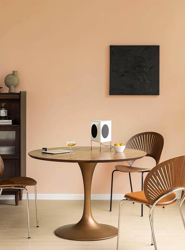 Dimoon 118''x17.7'' Orange Peel and Stick Wallpaper Contact Paper Modern Self Adhesive Wall Paper Removable Renter Friendly Textured Solid Color Shelf Cabinet Vinyl Roll (118''x17.7'',Coral Orange)