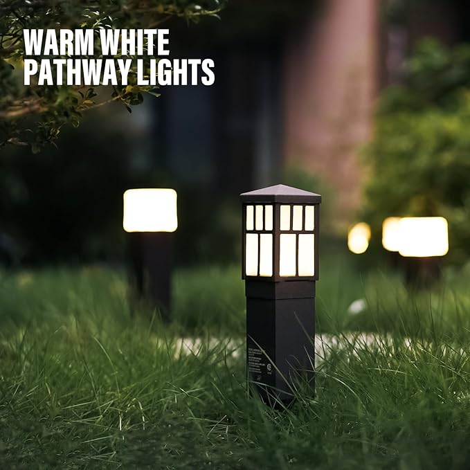 Malibu C Outdoor Pathway Light LED Low Voltage Landscape Lighting Mission Collection Bollard Path Lights Decoration Garden Light 8419-4321-01
