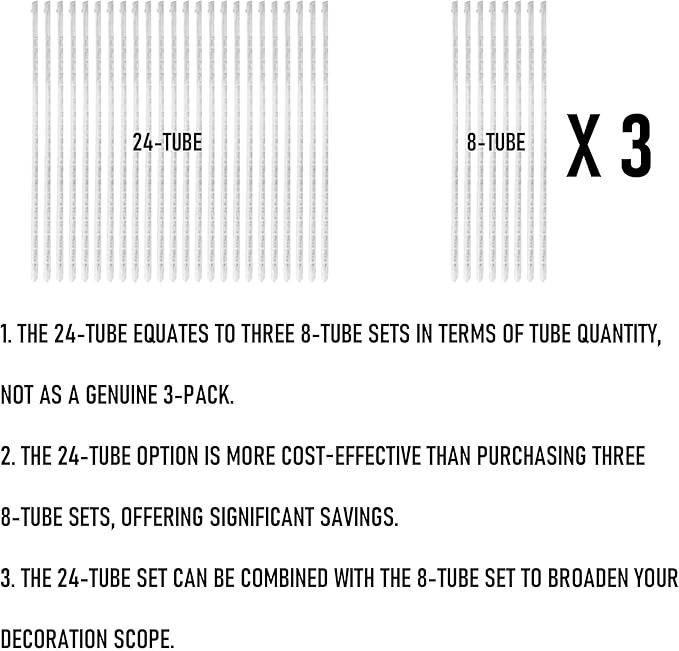 TW SHINE Christmas Meteor Shower Lights Outdoor, 864 LED 12" 24 Tubes Waterproof Christmas Lights Outdoor Plug in, Snow Falling Rain Icicle Xmas Lights Decorations, Blue