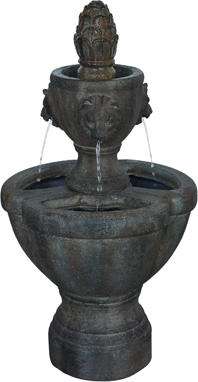 Go Yard Lion Head Fountain