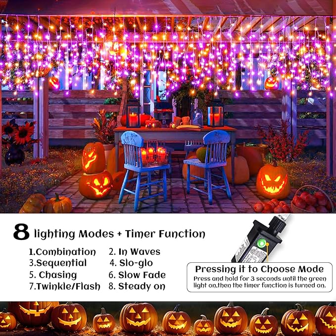 Christmas Lights Outdoor, Clear Wire Twinkle String Lights Indoor, 8 Modes String Lights for Outdoor Indoor Home Party Decorations, BlueWhite