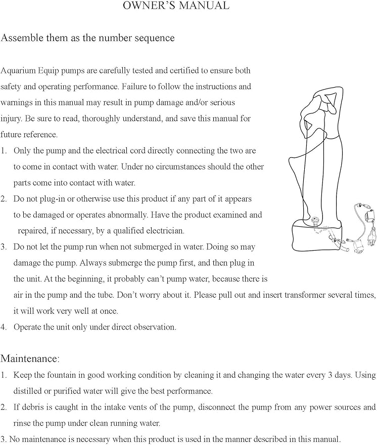 Modern Waterfalling Fountain Outdoor Indoor Zen Garden Water Features in Cast Stone Color for Courtyard/Lawn/Patio/Lobby/Backyard 46" Height