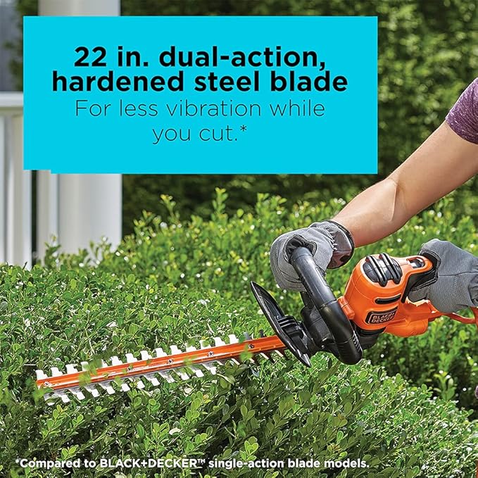 BLACK+DECKER BEHT350FF 22" Electric Hedge Trimmer