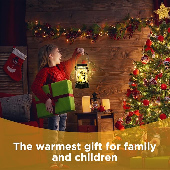 kyoryuger Fairy Solar Lanterns 3-in-1, Fairy Gifts for Women Mom Gramdma, Christmas Mom Gifts, Unique Birthday Gifts for Fairy Lover, Fairy Garden Decoration Outside for Yard, Patio,Backyard,Porch