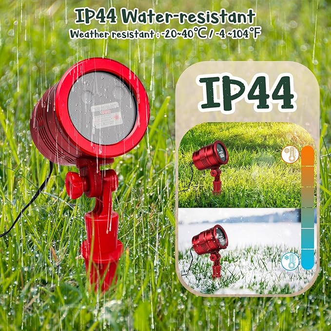 New 2023 Limited Edition Projector Lights for Christmas, Special Edition Waterproof Laser Lights with Remote Control for Outdoor Farmhouse Decoration