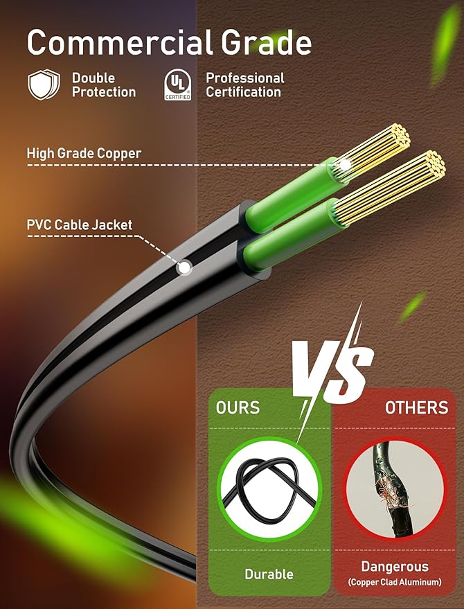 Brightown 200FT LED Outdoor String Lights - Patio Lights with 100 Shatterproof Clear Dimmable Edison Bulbs, Waterproof Connectable Hanging Lights for Outside Backyard Porch Party Christmas Decoration