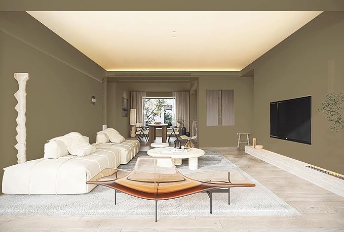 Dimoon 78.7''x15.7'' Etoupe Skin Peel and Stick Wallpaper Contact Paper Modern Self Adhesive Wall Paper Removable Renter Friendly Textured Solid Shelf Cabinet Vinyl Roll (78.7''x15.7'',Etoupe Skin)