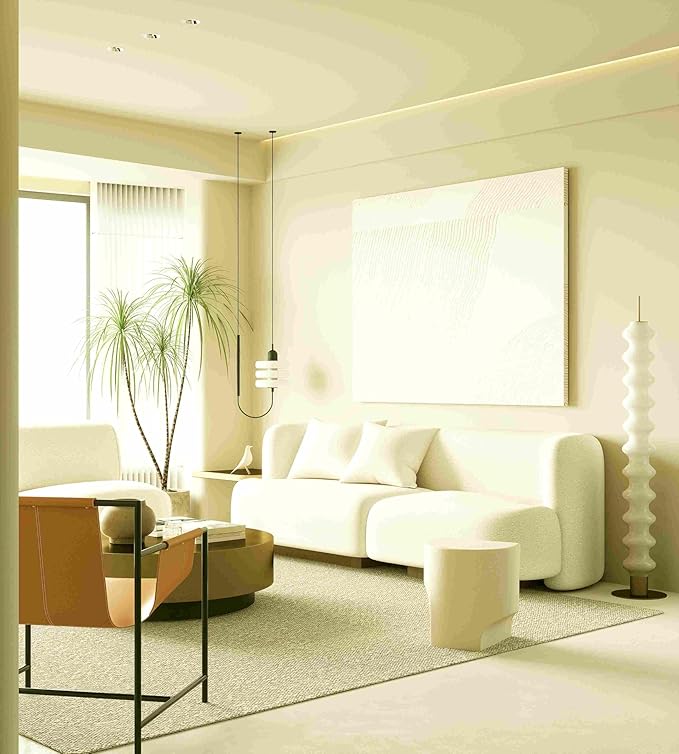 Dimoon 236''x11.8'' Beige Skin Peel and Stick Wallpaper Contact Paper Modern Self Adhesive Wall Paper Removable Renter Friendly Textured Solid Shelf Cabinet Vinyl Roll (236''x11.8'',Beige Skin)