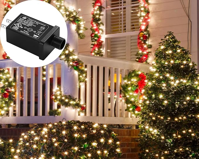 Replacement Yard Inflatable Adapter Power Supply Adaptor - 12V 1.5A 1Pcs - Inflatable Plug Replacement Class 2 Power Supply - for Halloween Yard Blow Up Decorations